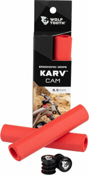 Puños Wolf Tooth Karv Cam Grips Rojo 6.5 Puños - 2