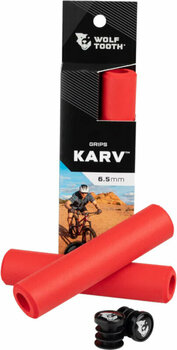 Poignées Wolf Tooth Karv Grips Red 6.5 Poignées - 2