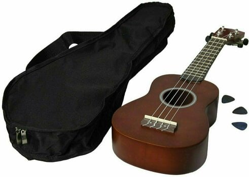 Sopránové ukulele Cascha EH 3953 Sopránové ukulele Hnědá - 2