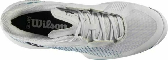 Men´s Tennis Shoes Wilson Kaos Swift 1.5 Clay Mens Tennis Shoe White/Blue Atoll/Lapis Blue 42 2/3 Men´s Tennis Shoes - 5