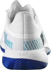 Men´s Tennis Shoes Wilson Kaos Swift 1.5 Clay Mens Tennis Shoe White/Blue Atoll/Lapis Blue - 3