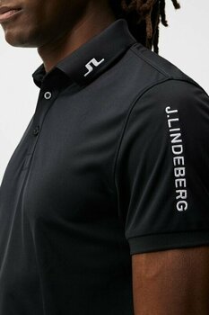 Camisa pólo J.Lindeberg Tour Tech Regular Fit Golf Polo Black XL - 3