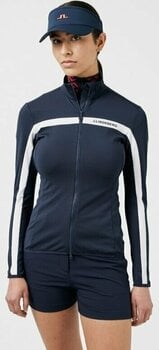 Pulover s kapuco/Pulover J.Lindeberg Janice Mid Layer JL Navy M - 3