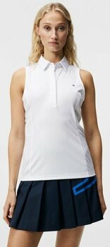 Camiseta polo J.Lindeberg Dena Sleeveless Golf Top Blanco L Camiseta polo - 2