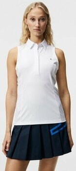 Polo Shirt J.Lindeberg Dena Sleeveless Golf Top White XL - 2