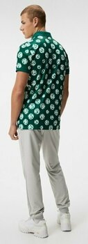 J.Lindeberg Tour Tech Regular Fit Print Polo Rain Forest Sphere Dot M
