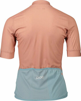 Fietsshirt POC Essential Road Women's Logo Jersey Trui Rock Salt/Mineral Blue M - 2