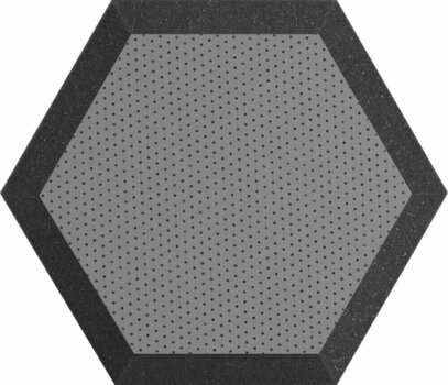 Absorbent Schaumstoffplatte Ultimate UA-HX-12GR Hexagonal Foam Wall Panel 12'' Gray Vinyl - 2