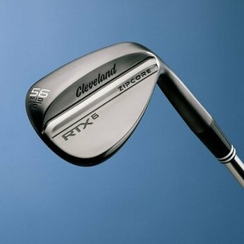 Kij golfowy - wedge Cleveland RTX 6 Zipcore Black Satin Kij golfowy - wedge Prawa ręka 58° 10° Wedge Flex - 6