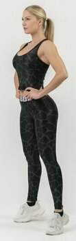 Fitness shirt Nebbia Nature Inspired Sporty Crop Top Racer Back Black XS Fitness shirt - 5