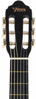 Guitares classique avec préampli Valencia VC104E 4/4 Noir - 3