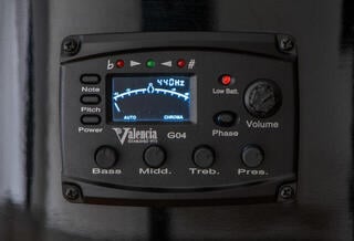 Класическа китара с предусилвател Valencia VC104E 4/4 Black Класическа китара с предусилвател - 3