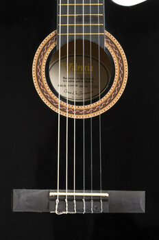Klasična kitara z elektroniko Valencia VC104CE 4/4 Black - 2