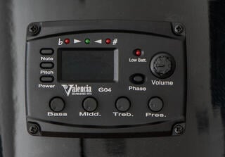 Konzertgitarre mit Tonabnehmer Valencia VC104CE 4/4 Black Konzertgitarre mit Tonabnehmer - 4