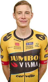 Maillot de cyclisme Agu Jumbo-Visma SS Jersey Replica Men Maillot Jonas Vingegaard L - 3