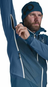 Outdoor Jacket Ortovox Col Becchei M Outdoor Jacket Mountain Blue L - 3