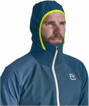 Outdoor Jacket Ortovox Col Becchei M Outdoor Jacket Mountain Blue L - 4