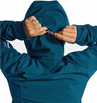 Lyžařská bunda Ortovox Pordoi Jacket W Petrol Blue L - 3