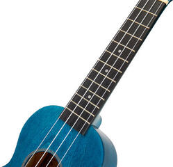 Soprano Ukulele Mahalo MS1TBU Transparent Blue Soprano Ukulele - 5