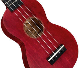 Sopraanoukulele Mahalo MS1TRD Transparent Red Sopraanoukulele - 5