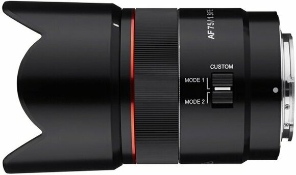 Lens for photo and video
 Samyang AF 75mm f/1.8 Sony FE - 3