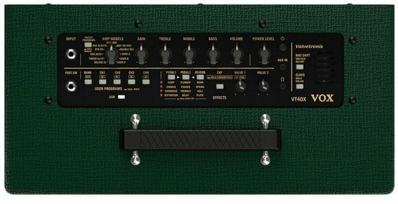 Amplificador combo de modelação Vox VT40X British Racing Green Limited Edition - 4