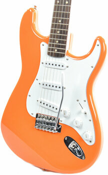 Elektrische gitaar Fender Squier Affinity Stratocaster RW Competition Orange - 4