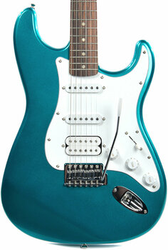 Electric guitar Fender Squier Affinity Stratocaster HSS RW Race Green - 2