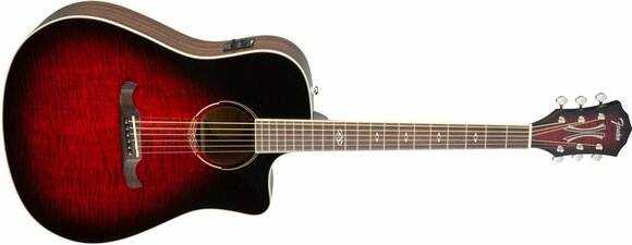 elektroakustisk guitar Fender T-Bucket 300-CE RW Trans Cherry Burst - 3