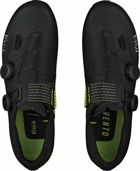 Chaussures de cyclisme pour hommes fi´zi:k Vento Stabilita Carbon Black/Yellow Fluo 42 Chaussures de cyclisme pour hommes - 3