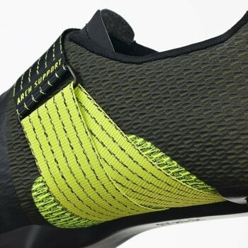 Chaussures de cyclisme pour hommes fi´zi:k Vento Stabilita Carbon Black/Yellow Fluo 42 Chaussures de cyclisme pour hommes - 4