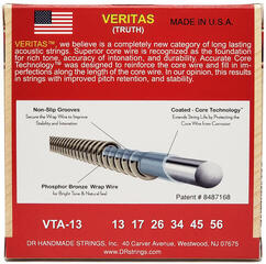 Struny pre akustickú gitaru DR Strings VTA-13 Struny pre akustickú gitaru - 1