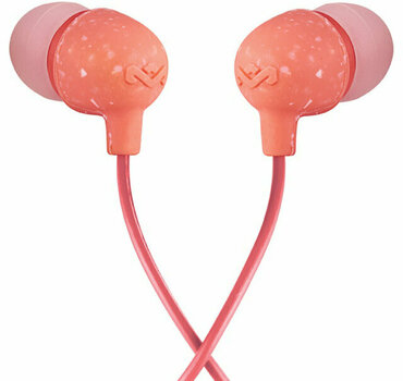 In-Ear-hovedtelefoner House of Marley Little Bird 1-Button Remote with Mic Peach - 2