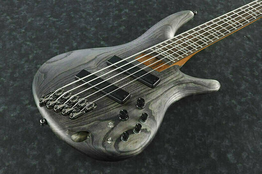 5-snarige basgitaar Ibanez SRFF805 Black Stained - 2