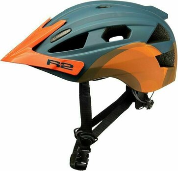 Dětská cyklistická helma R2 Wheelie Helmet Petrol Blue/Neon Orange S Dětská cyklistická helma - 5