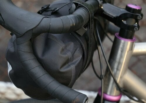 Saco para bicicletas Woho X-Touring Handlebar Harness Bolsa de guidão Black - 15