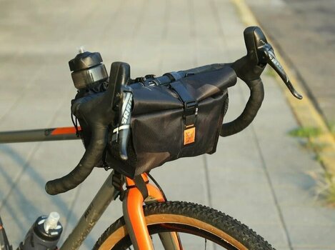 Чанта за велосипеди Woho X-Touring Add-On Handlebar Pack Dry Cyber Camo Diamond Black 3 L - 8