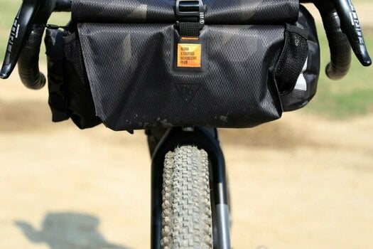 Polkupyörälaukku Woho X-Touring Add-On Handlebar Pack Dry Cyber Camo Diamond Black 3 L - 10
