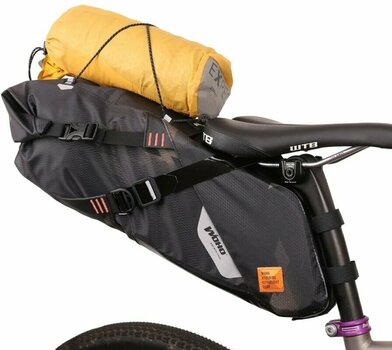 Fahrradtasche Woho X-Touring Saddle Bag Dry Cyber Camo Diamond Black M - 8