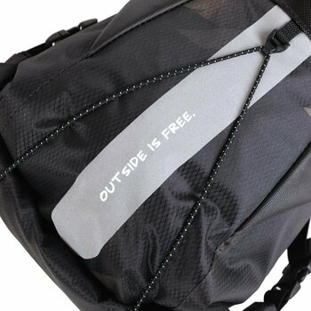 Bicycle bag Woho X-Touring Saddle Bag Dry Cyber Camo Diamond Black M - 12