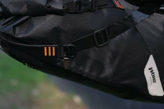Fietstas Woho X-Touring Saddle Bag Dry Cyber Camo Diamond Black L - 5