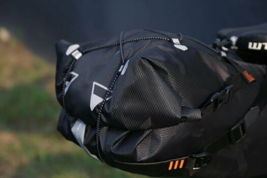 Fietstas Woho X-Touring Saddle Bag Dry Cyber Camo Diamond Black L - 6