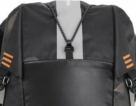 Fietstas Woho X-Touring Saddle Bag Dry Cyber Camo Diamond Black L - 13