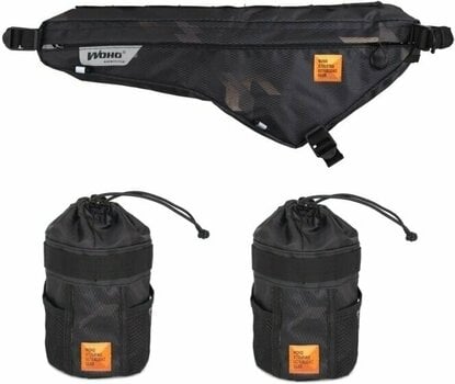 Bicycle bag Woho X-Touring Frame Bag Cyber Camo Diamond Black S - 2