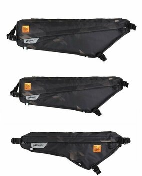 Bolsa de bicicleta Woho X-Touring Frame Bag Cyber Camo Diamond Black S - 4