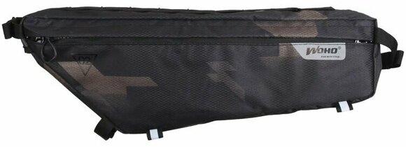 Cyklistická taška Woho X-Touring Frame Bag Cyber Camo Diamond Black M - 3