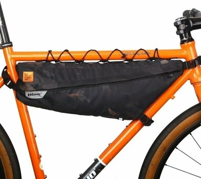 Bicycle bag Woho X-Touring Frame Bag Cyber Camo Diamond Black M - 10