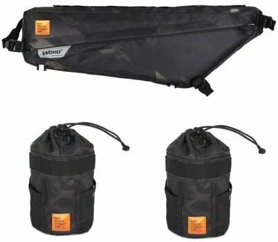 Чанта за велосипеди Woho X-Touring Frame Bag Cyber Camo Diamond Black L - 2