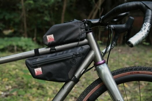 Saco para bicicletas Woho X-Touring Frame Bag Dry Bolsa de quadro Cyber Camo Diamond Black S 2 L - 8