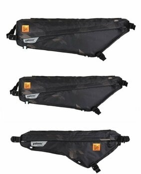 Kolesarske torbe Woho X-Touring Frame Bag Cyber Camo Diamond Black L - 3